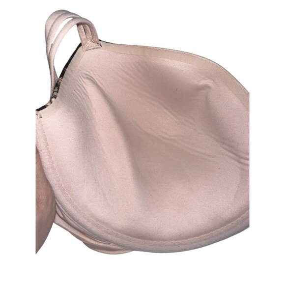 Victorias Secret Lined Demi Bra 38DD Beige Black Lace Underwire - Picture 6 of 7